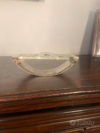 Tampone vintage in cristallo e metallo