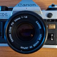 canon ae1 program con obiettivi