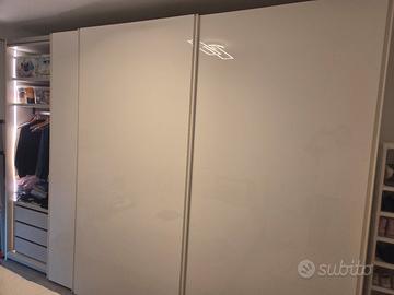 camera da letto bianca laccato 