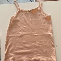 Cannottiera Rosa Coquette con Fiocco