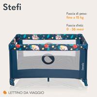 Lettino da campeggio Lionelo Stefi e materasso