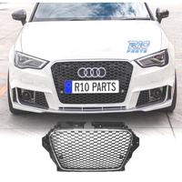 GRIGLIA PER AUDI A3 8V 12-16 LOOK RS3 NERO CROMATO