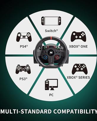 Volante con Pedali e Cambio Separato NITHO Drive P