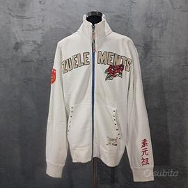 Felpa uomo Zulements XXL con zip – 100% cotone