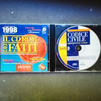 cd rom dei fatti 1998 adnkronos libri + codice civ