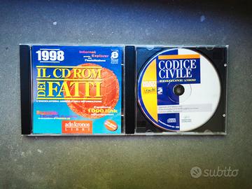 cd rom dei fatti 1998 adnkronos libri + codice civ