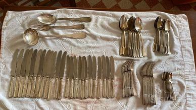 servizio da 12 anni 50 placcato argento ARG.800