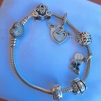 Bracciale Pandora Moments Chiusura cuore Pavè