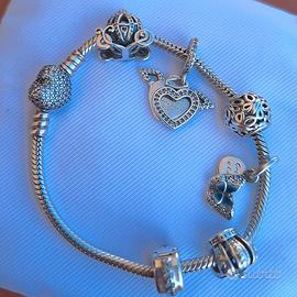 Bracciale Pandora Moments Chiusura cuore Pavè