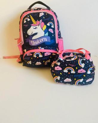 Cartella bambina + borsa termica Meisohua