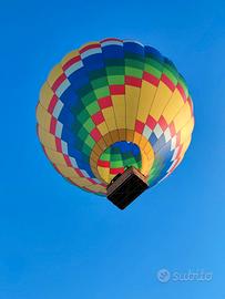 Volo in mongolfiera sul lago di Como