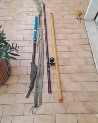 canne da pesca vintage