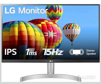 Monitor LG 27 pollici  modello 27ML60SP 