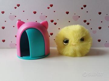 Sbabam Cuty Cuty Pon Pon giallo Sunny con casetta