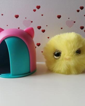 Sbabam Cuty Cuty Pon Pon giallo Sunny con casetta