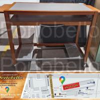 Codice: 263977 SCRIVANIA PC CON ROTELLE + 2 RIPIA