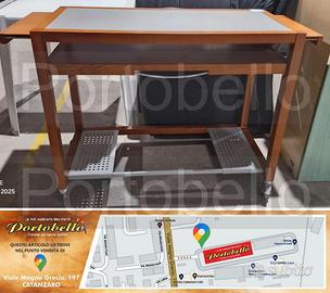 Codice: 263977 SCRIVANIA PC CON ROTELLE + 2 RIPIA