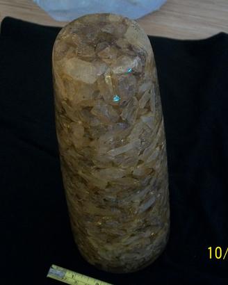 Orgonite -agglomerato orgonico di quarzo e citrino