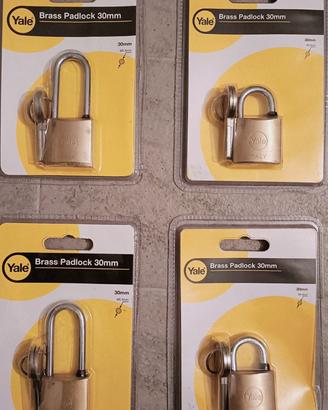 Lucchetti di sicurezza assortiti yale