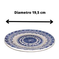 Piatti Piani Dessert Porcellana NICE Extra Stone