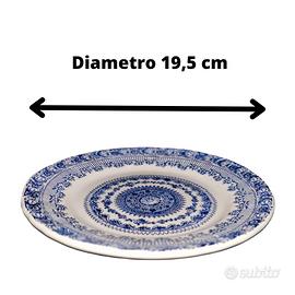 Piatti Piani Dessert Porcellana NICE Extra Stone