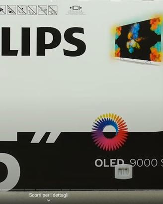 TV OLED 4K 55" Philips Ambilight AI Alexa Android