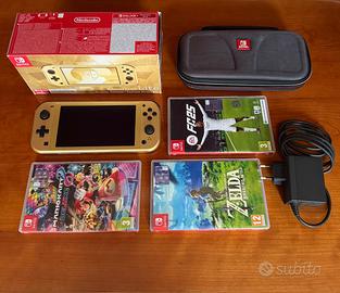 Nintendo Switch Lite Hyrule Edition + giochi