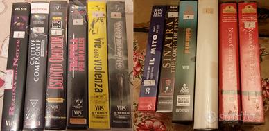 12 Cassette VHS con Film