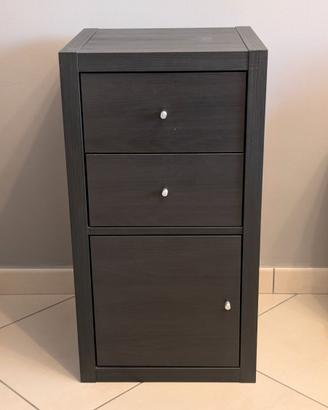 Kallax ikea marrone