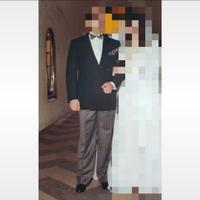 Abito da sposo con due papillon