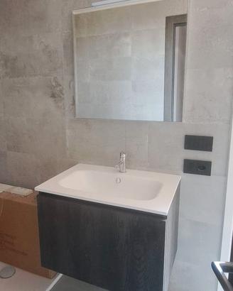 Mobile Bagno Caesar, Lavabo e Specchio Nuovi