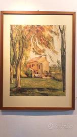 Stampa paesaggio campestre