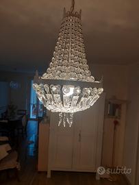 lampadario vintage a mongolfiera