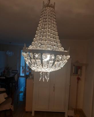 lampadario vintage a mongolfiera