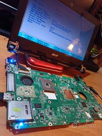 Scheda madre Acer Aspire One A0521  TESTATA 