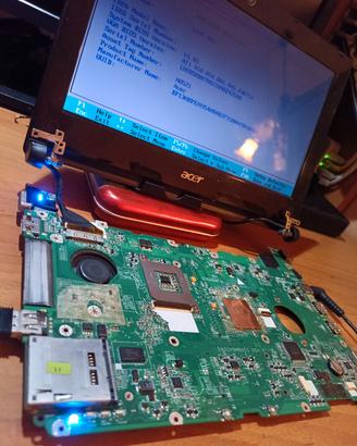 Scheda madre Acer Aspire One A0521  TESTATA 