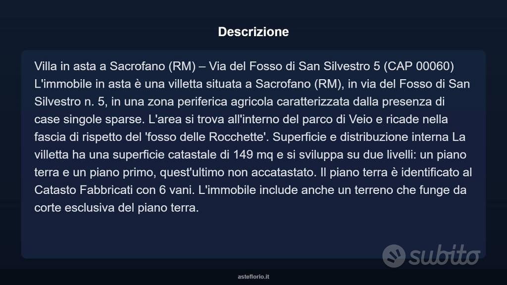 Casa – Sacrofano, Roma Capitale - Vista 4