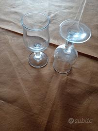 bicchieri vino e coppe  ristorazione 
