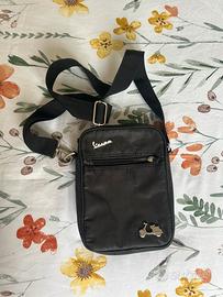 Borsello a tracolla nero Vespa