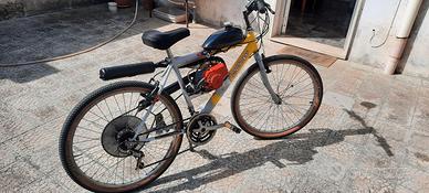 Mountanbike  con motore a scoppio