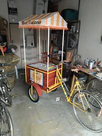 carretto ambulante da esposizione bar