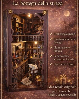 Fermalibri Artigianali Diorama Miniature LED