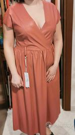 abito in ecopelle donna