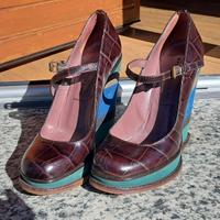 Scarpa donna Décolleté zeppa, Pollini