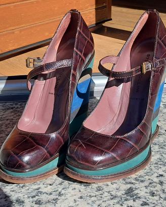 Scarpa donna Décolleté zeppa, Pollini