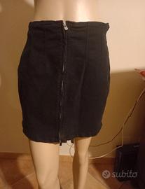 Minigonna cotone elasticizzato Stradivarius NUOVA