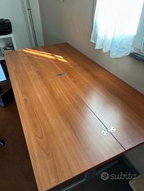 tavolo a console color ciliegio 160x80