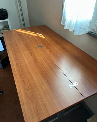 tavolo a console color ciliegio 160x80