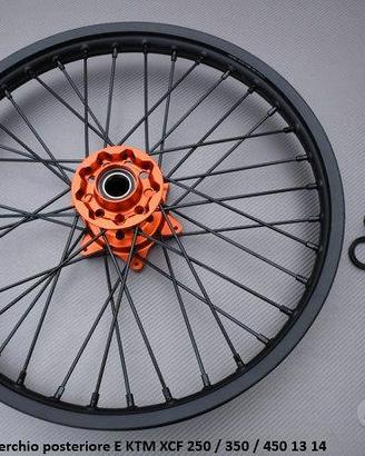 Cerchio posteriore E KTM XCF 250 / 350 / 450 13 14