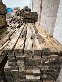 tavolette ricavate da traversine ferroviarie